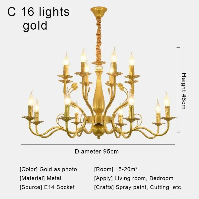 Afralia™ Retro Fabric Chandelier Ceiling Pendant Light for Living Room Kitchen Bedroom Dining