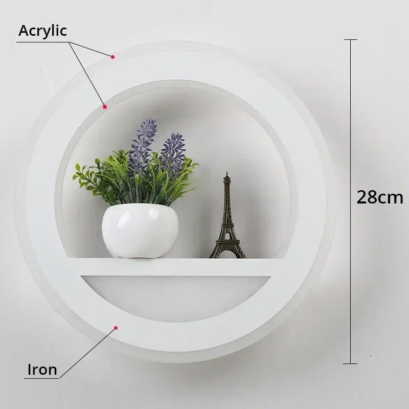 Afralia™ Dimmable LED Wall Lamp with Remote Control for Bedroom and Living Room