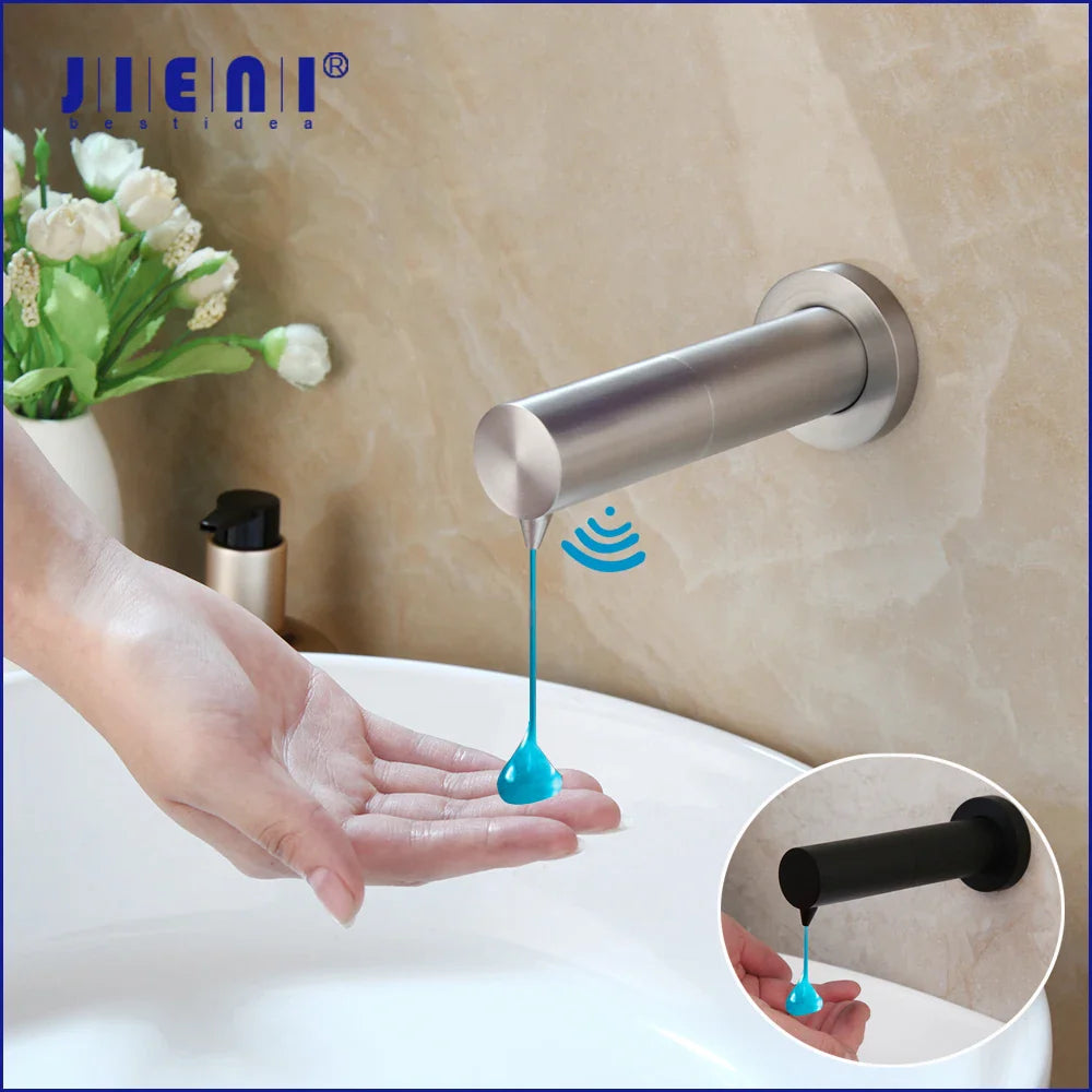 Afralia™ Soap Dispenser for Kitchen & Bathroom - Wall Mounted ABS Bottle