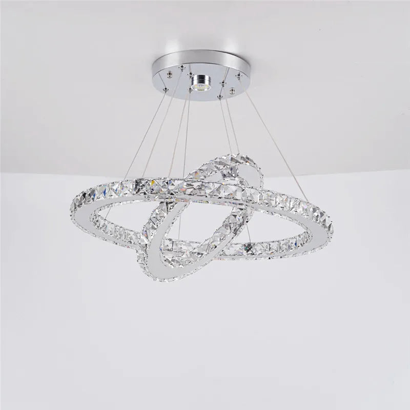 Afralia™ Crystal Chandelier: Luxury LED Pendant Lighting for Living & Dining Room
