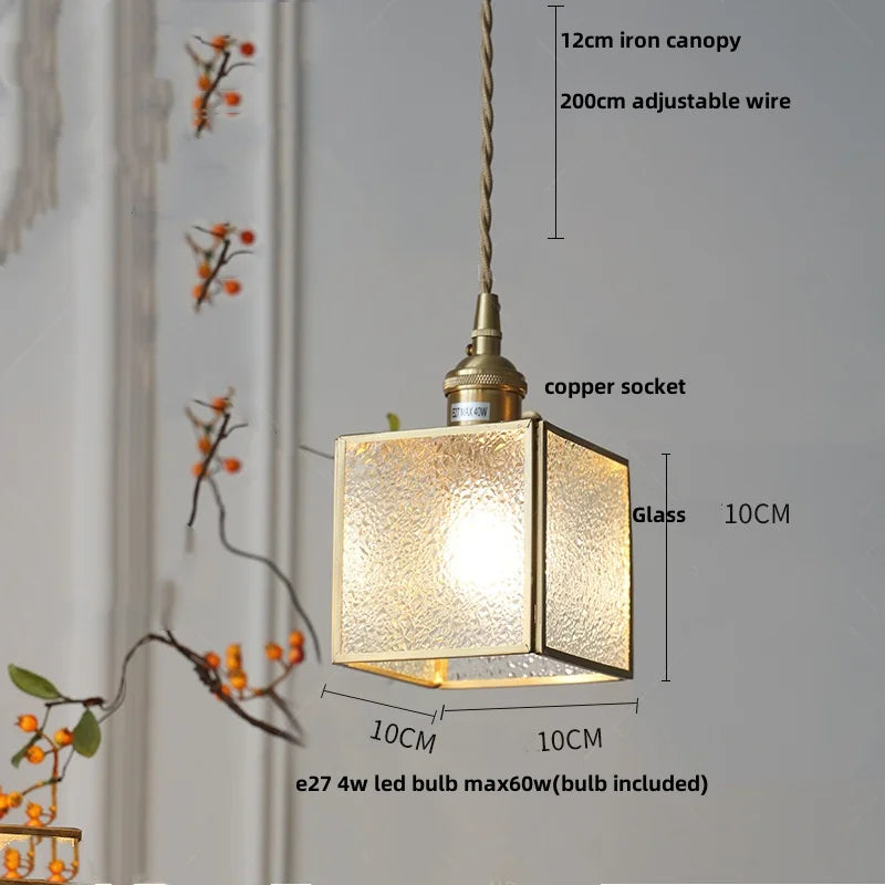 Afralia™ Crown Diamond Glass Pendant Lamp, LED Modern Hanging Light