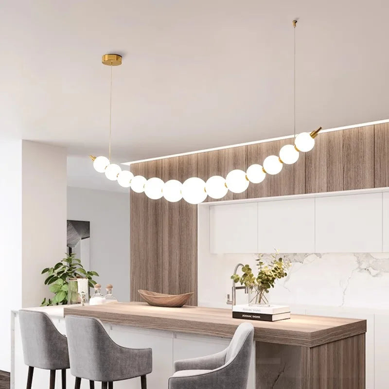 Afralia™ Modern LED Pendant Chandelier for Living and Dining Rooms