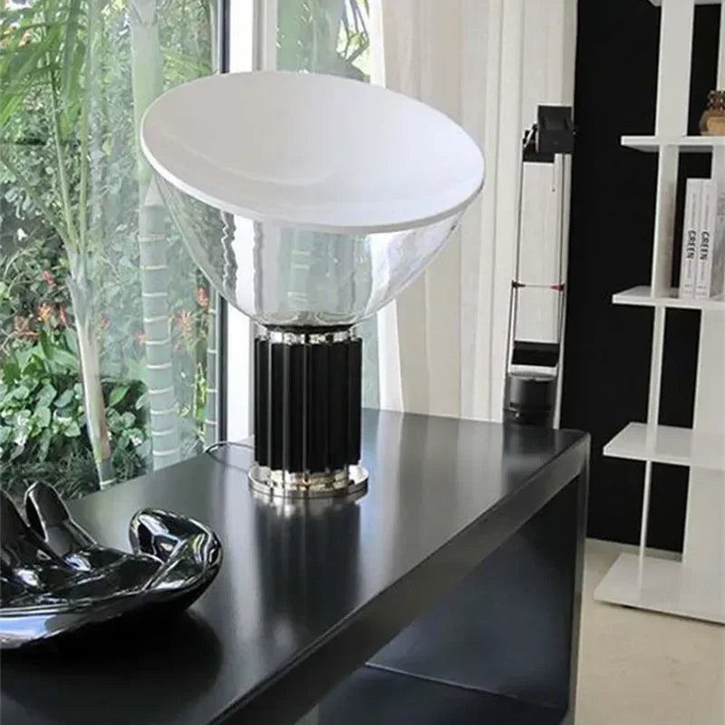 Afralia™ Radar Glass Table Lamp | Stylish Italian Designer Light for Home Decor