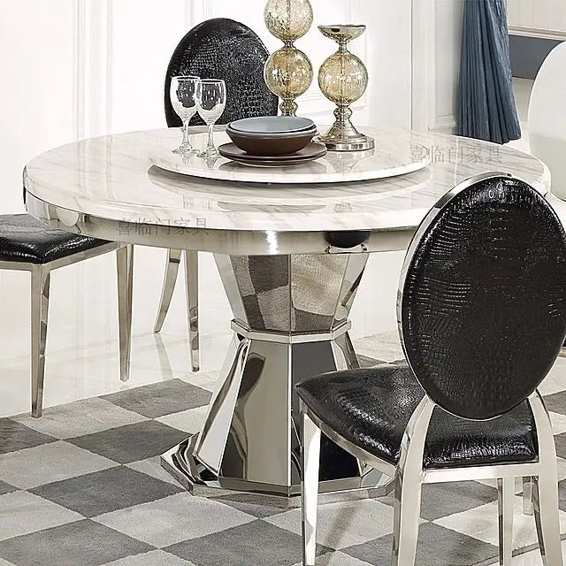Afralia™ Nordic Stainless Steel Dining Chairs: Modern, Simple, High-End Backrest Design