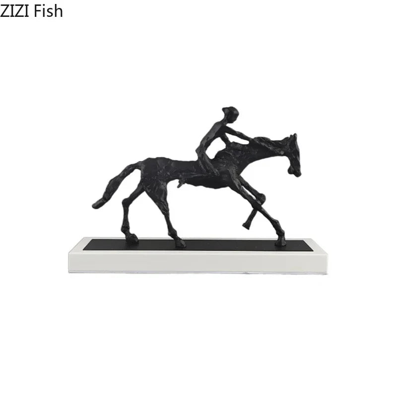 Afralia™ Modern Abstract Figures Sculpture for Desk Decor and Room Aesthetics