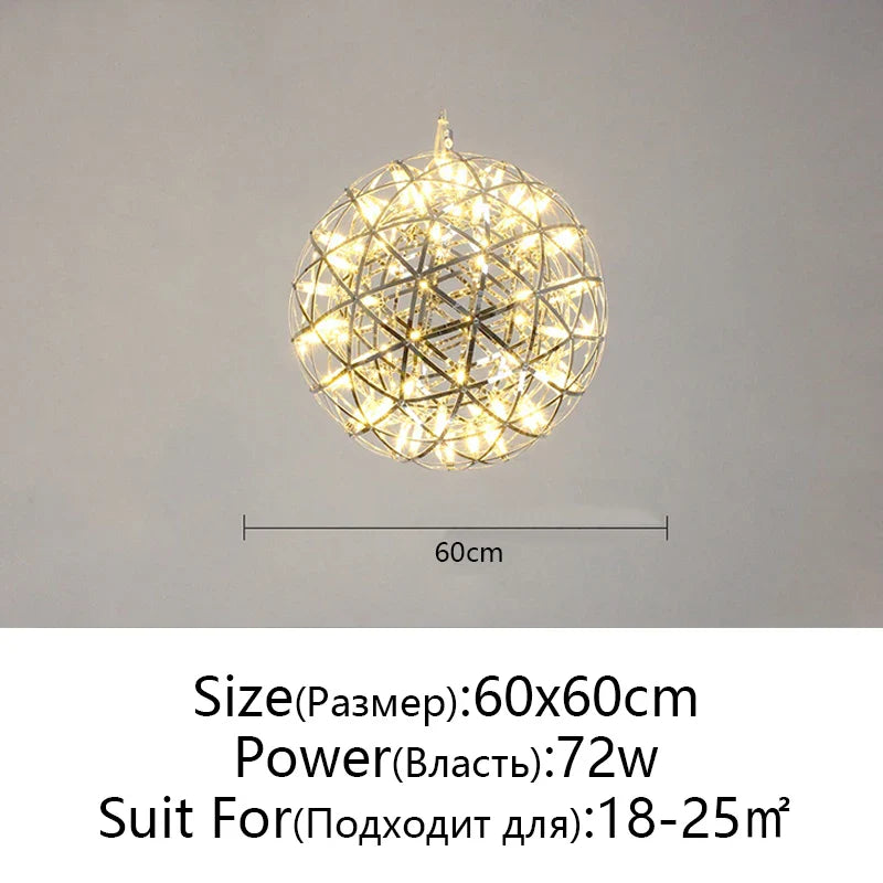Afralia™ Ball Fireworks Pendant Light: Nordic Modern LED Ceiling Lamp for Shop Decor
