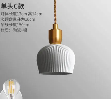 Afralia™ Blue Glass Pendant Light for Bedroom Dinning Living Room