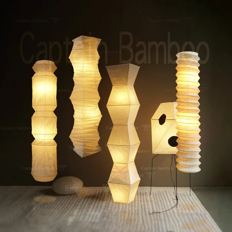 Afralia™ Noguchi Rice Paper Pendant Lights for Home Decor and Living Room
