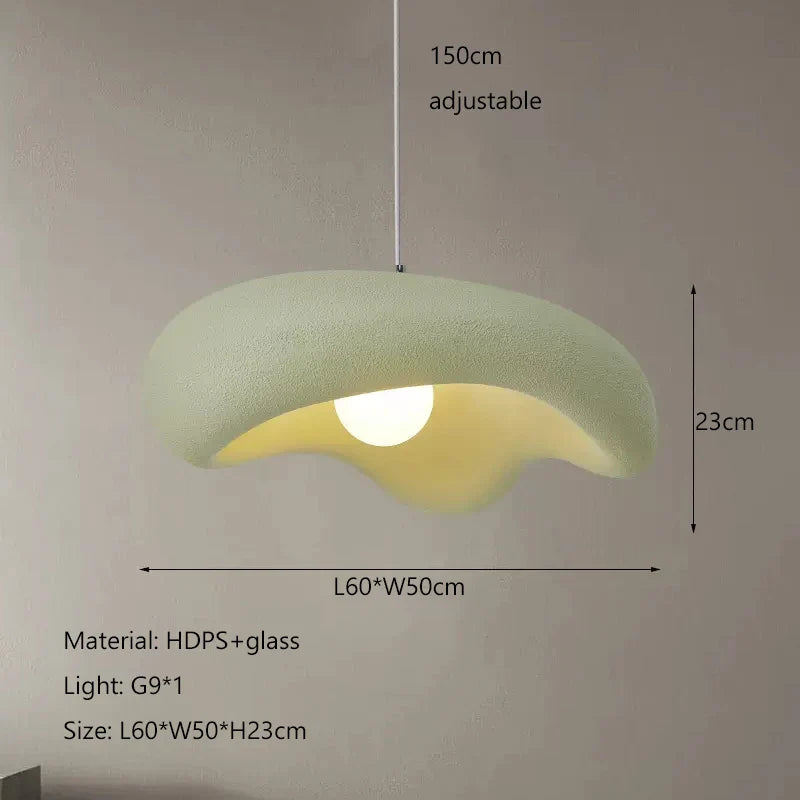 Afralia™ Nordic Wabi Sabi LED Pendant Chandelier for Dining Room and Bar