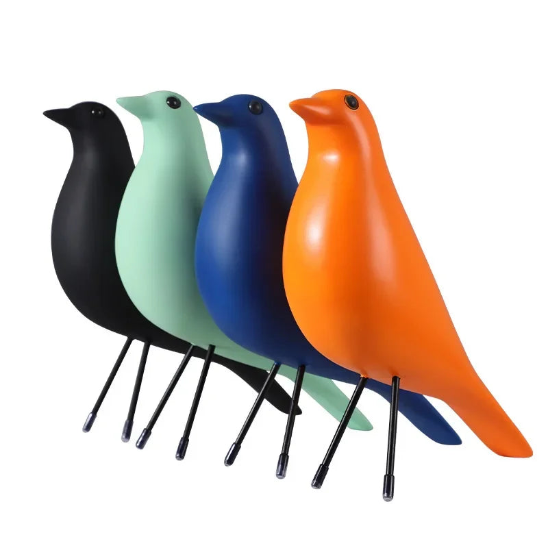 Afralia™ Porch Living Room Office Bird Resin Sculpture Decoration