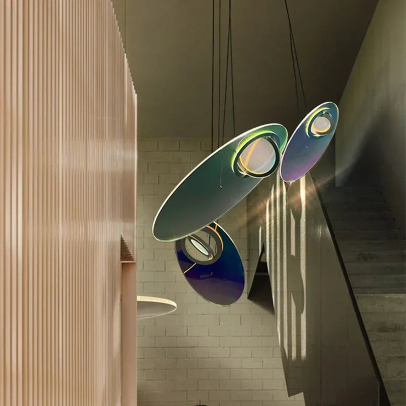 Afralia™ Rotatable LED Chandelier: Modern Dining Table & Party Pendant Light