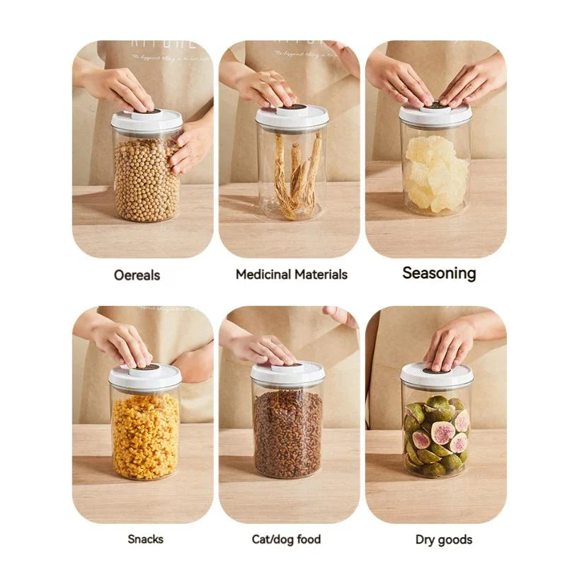 Afralia™ Cereal & Snack Storage Box: Moisture-proof Kitchen Container for Dry Goods