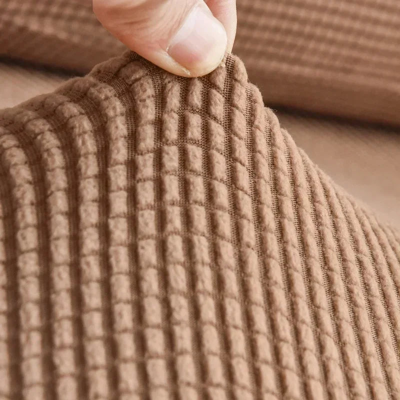 Afralia™ Fleece Round Chair Cover | Spandex Slipcover for Home Banquet Decor