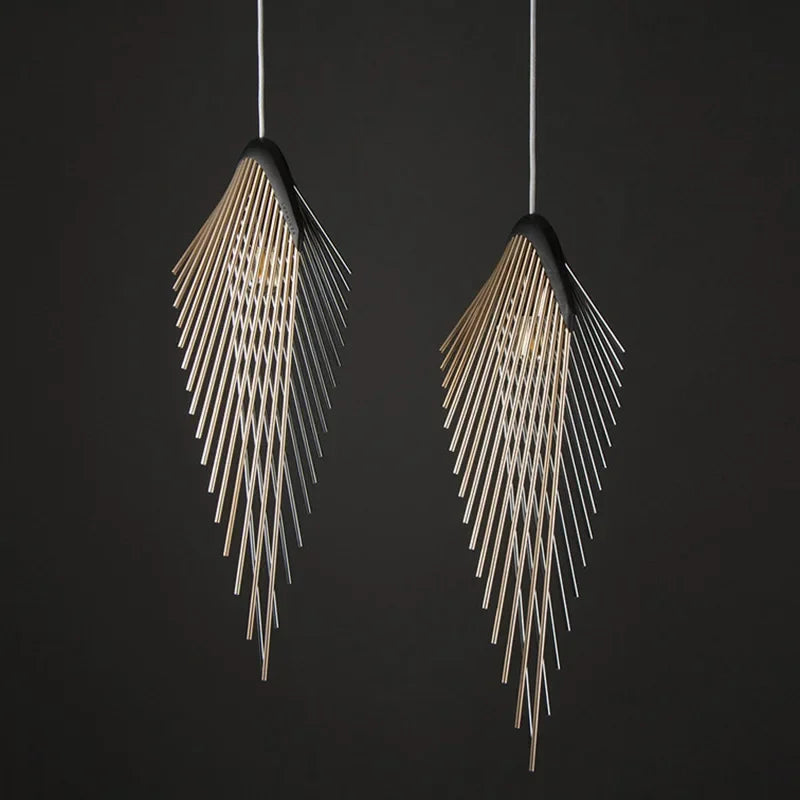 Afralia™ Designer Flying Wing Shape LED Chandeliers | Modern Living Room Pendant Lamps