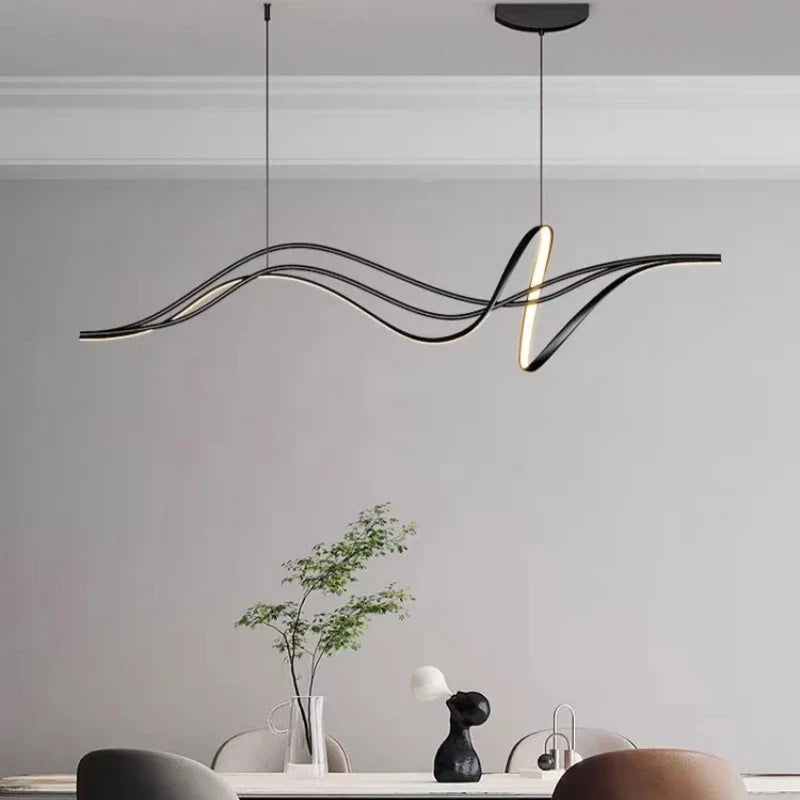 Afralia™ Modern LED Pendant Lights for Living Dining Room Chandelier Lighting