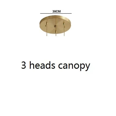 Afralia™ Marble Copper LED Pendant Lamp for Modern Living Room Decor