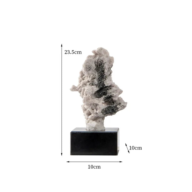 Afralia™ Taihu Stone Rockery Sculpture Coral Statue Decor Creative Modern Crafts