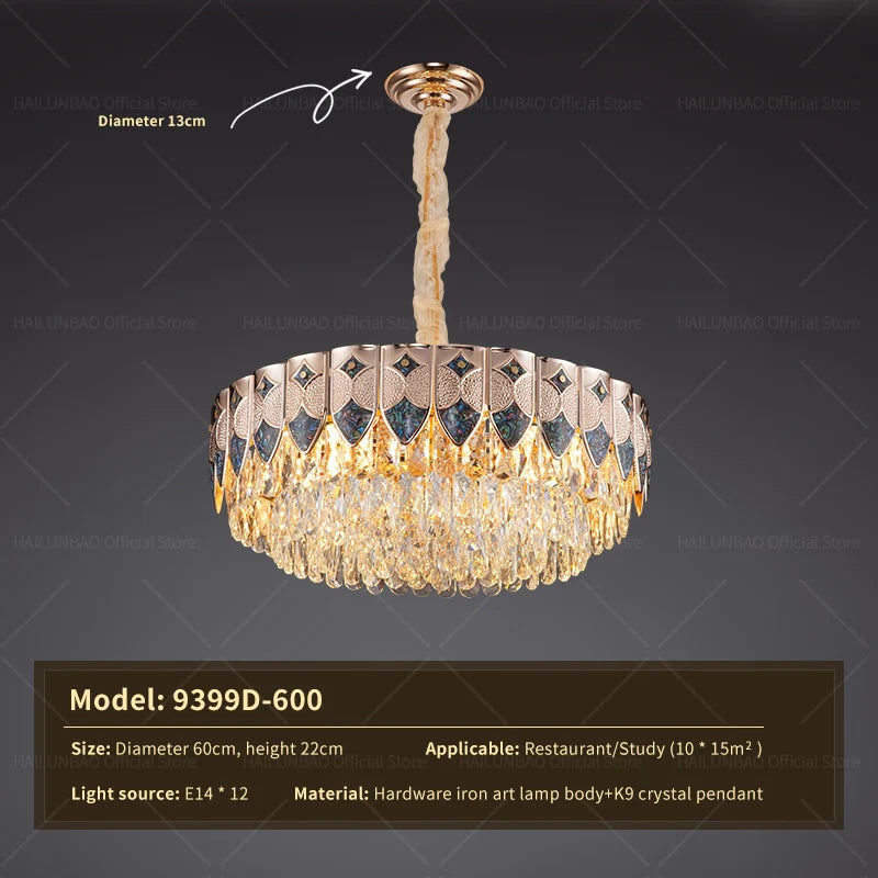 Afralia™ Crystal Chandelier: Modern Luxury for Living Room, Bedroom, Dining Room