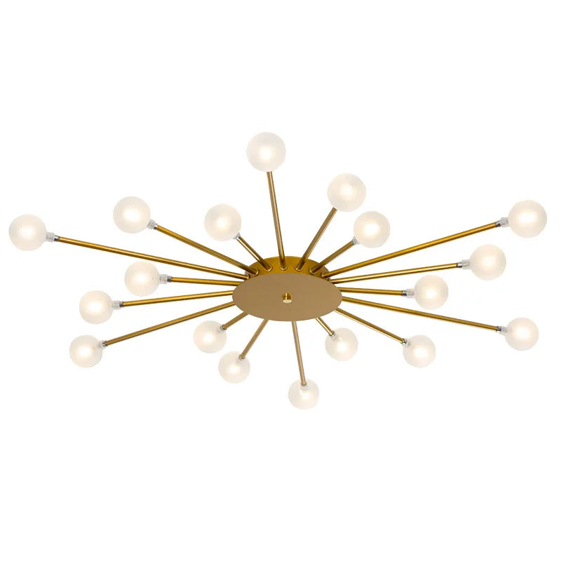 Afralia™ Modern LED Chandelier Ceiling Lamp: Nordic Style Lighting Fixtures for Living Room, Bedroom, Kitchen