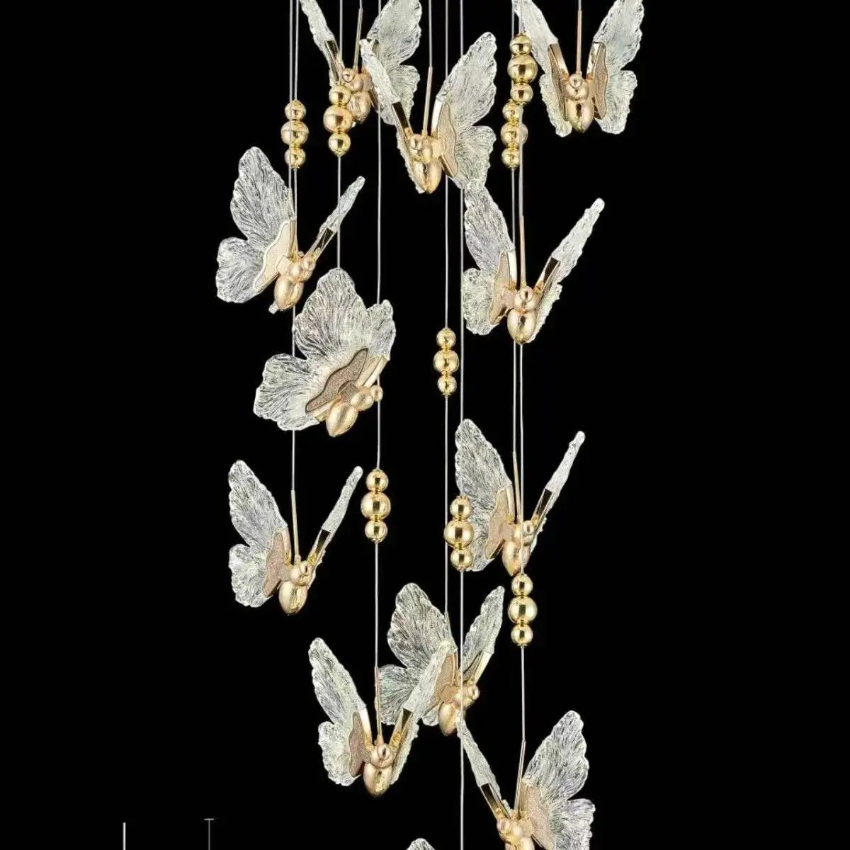 Afralia™ Luxe Bedside Lamp, Butterfly Pendant, Minimalist Living Room Bar Desk Light