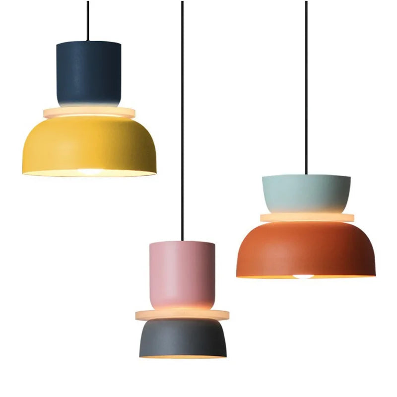 Afralia™ Macaron LED Pendant Lamp for Modern Living and Dining Spaces