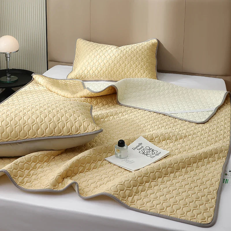 Afralia™ Ultra-thick Natural Latex Bed Mat with Lyocell Fabric for Cool Sleep