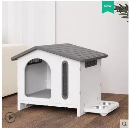 Afralia™ Breathable Four Seasons Dog House for Indoor Balcony, Patio, Living Room, or Garden