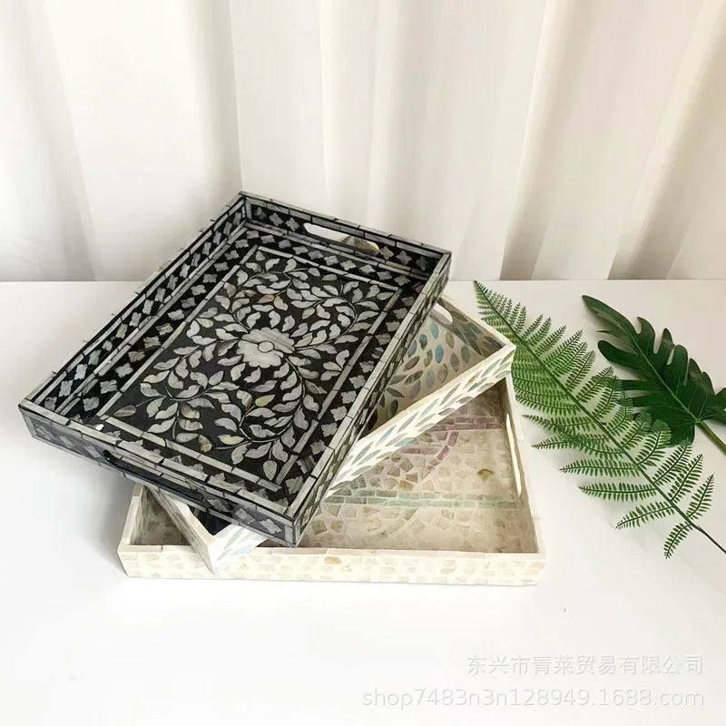 Afralia™ Colorful Shell Tissue Box: Stylish Living Room Storage and Decorative Ornaments