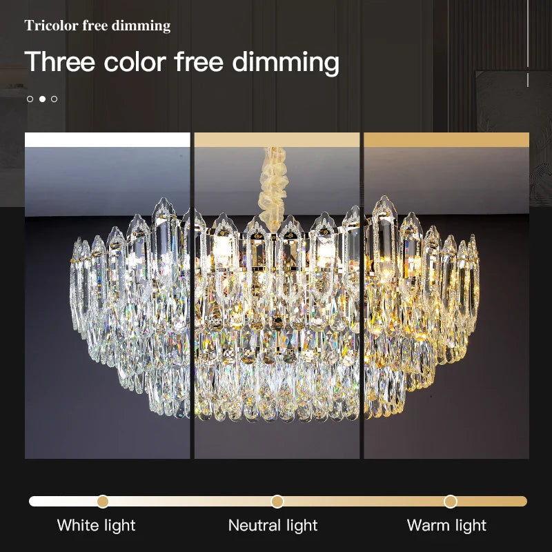 Afralia™ Crystal Chandelier: European Designer Style for Living Room, Bedroom & Dining Room