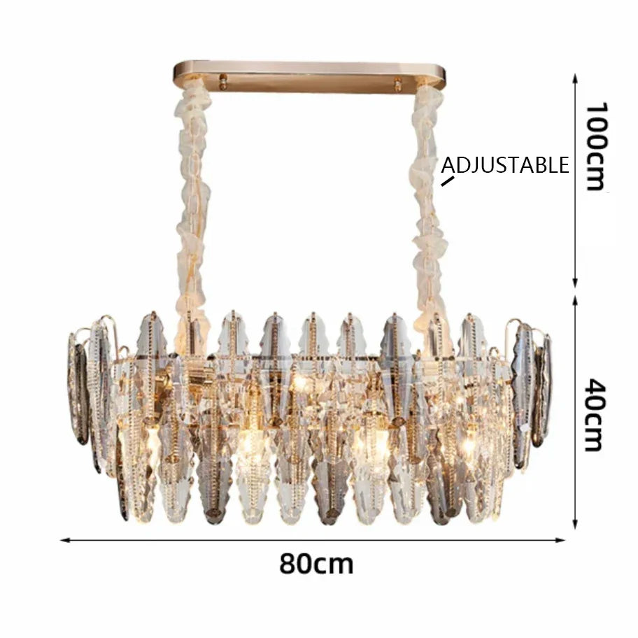 Afralia™ LED Leaf Chandelier: Modern Living Room Decor Lighting for Duplex Rotating Stairs