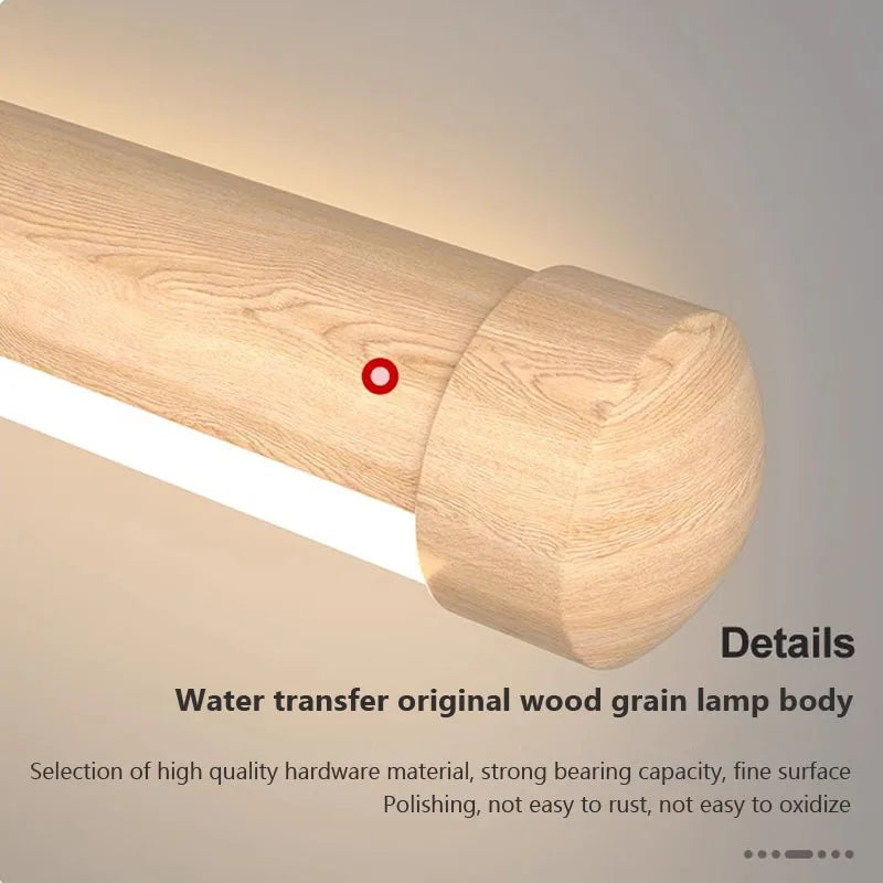 Afralia™ Nordic LED Long Wall Lamp for Bedroom Study Bathroom Mirror Lighting