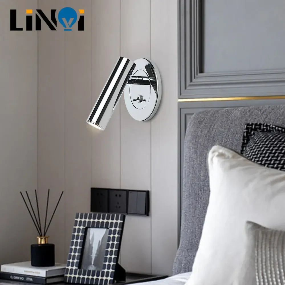 Afralia™ Warm White LED Wall Sconce Light for Bed Headboard Decoration