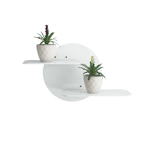 Afralia™ Modern Wrought Iron Storage Wall Rack for European Background Wall Ornaments