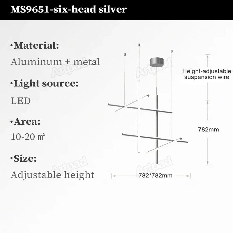 Afralia™ Post-Modern Gold LED Chandelier, Elegant Lighting for Living Room, Kitchen, Bar