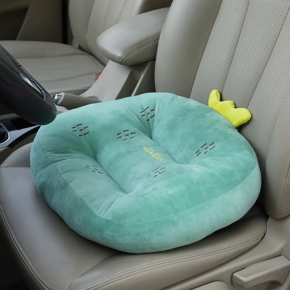 Afralia™ Cartoon Car Cushion Sofa Pad Thicken Office Chair Seat Lumbar Support Pillow