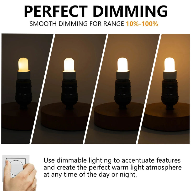 Afralia™ T20 LED Mini Night Light Bulb | Dimmable 1W 220V E12 E14 Base Fridge Lamp