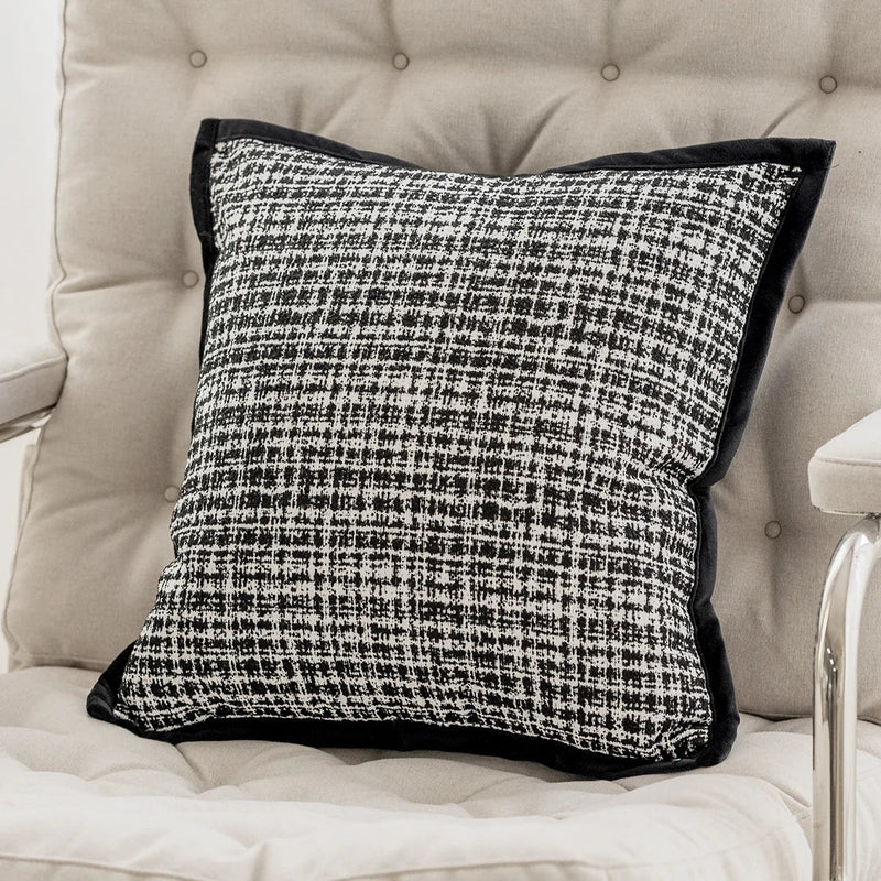 Afralia™ Modern Simplicity Jacquard Embroidery Pillow Covers 45*45 - Nordic Light Luxury Design