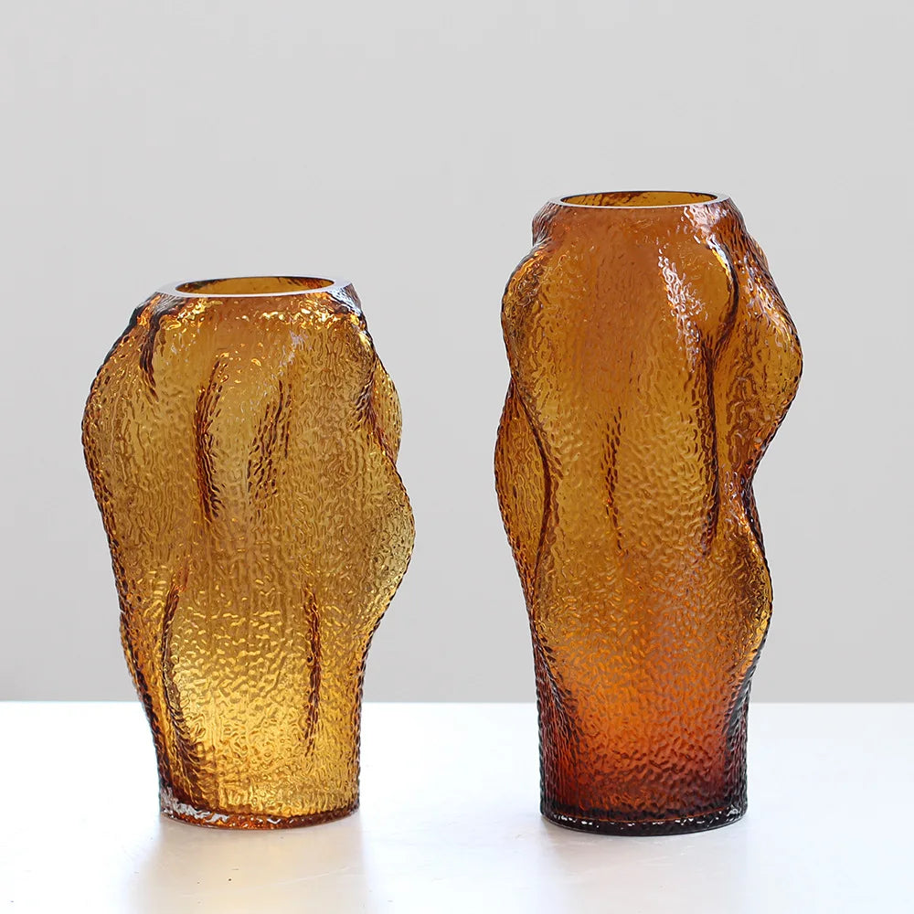 Afralia™ Hand-made Glass Vase Hydroponic Bottle Terrarium Flower Room Decor