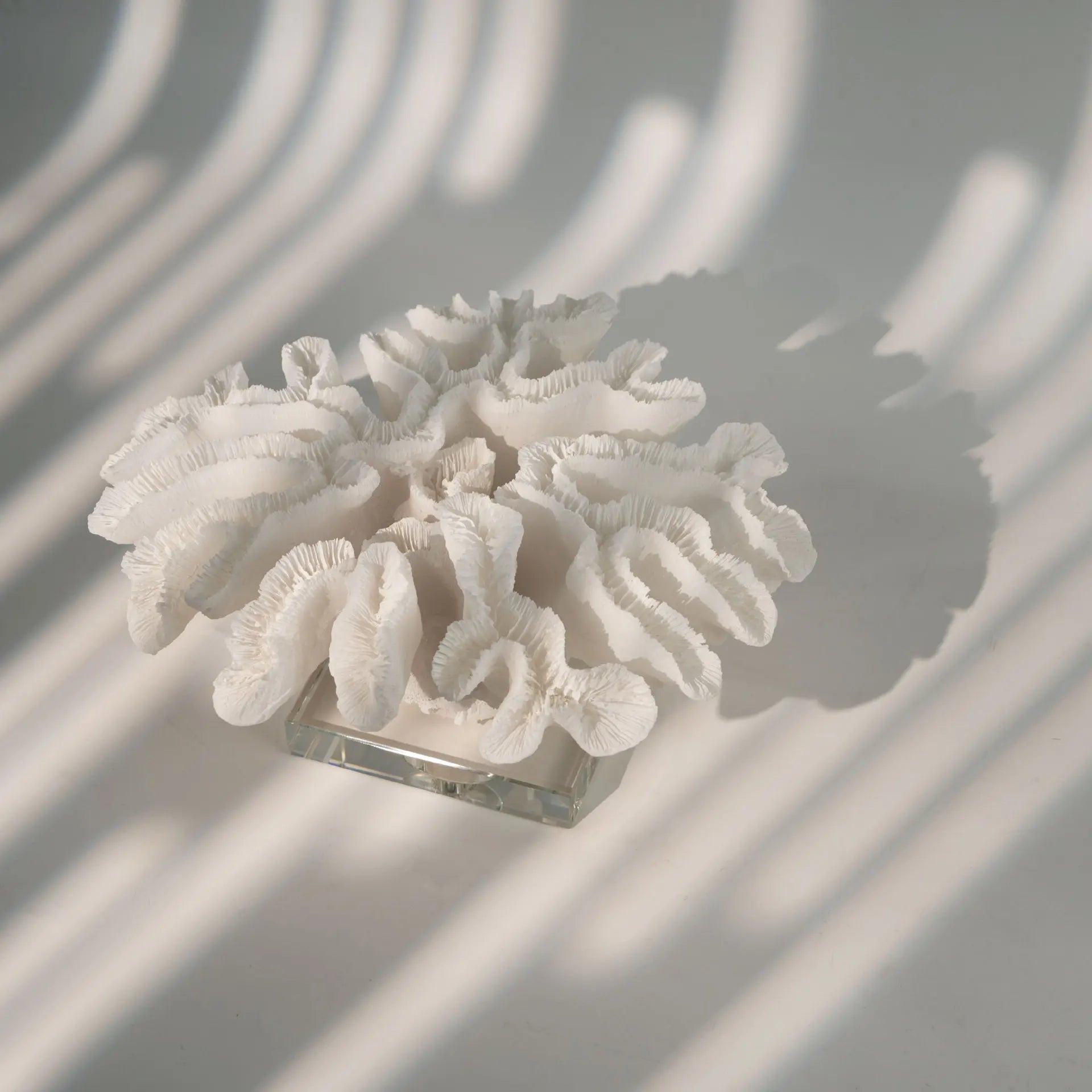 Afralia™ Coral Tree Resin Handicrafts with Crystal Base for Home Decor