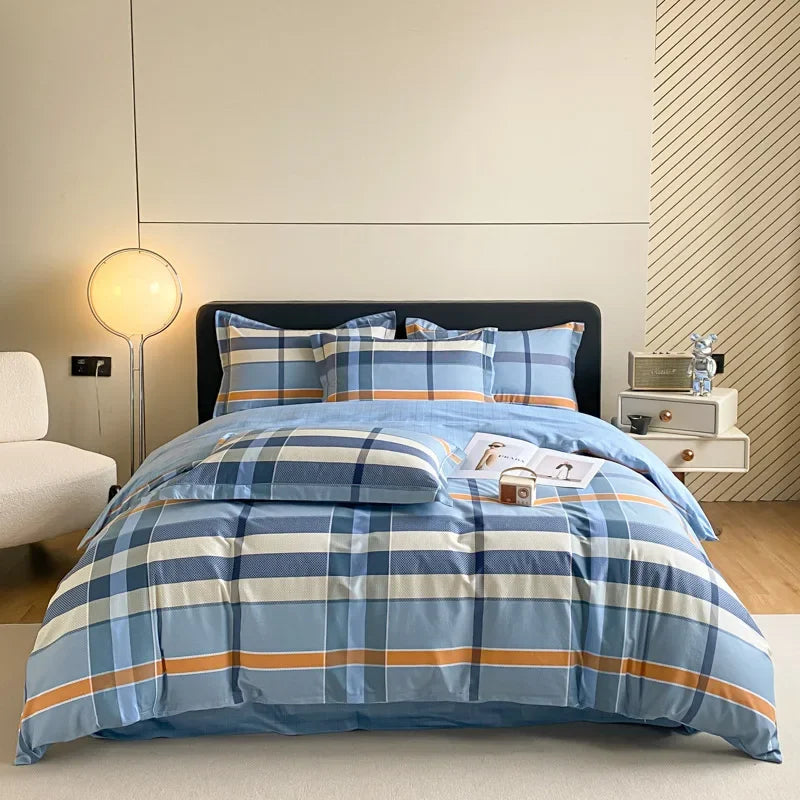 Afralia™ Pastoral Printed Cotton Bedding Sets for Comfortable Sleep