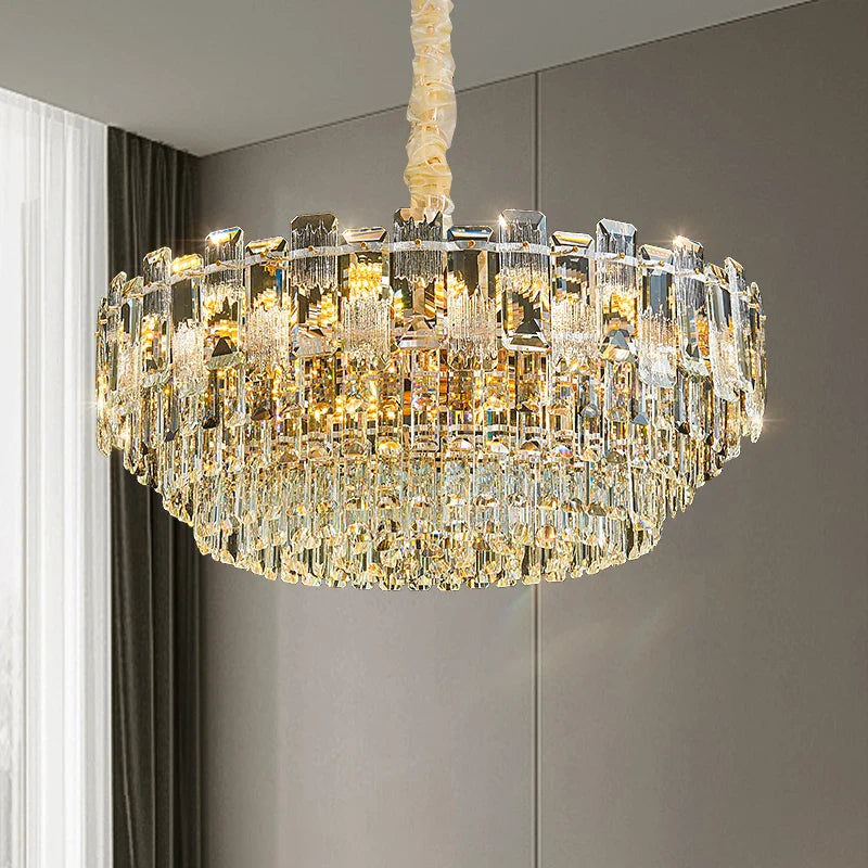 Afralia™ Crystal Light Chandelier: Luxury European Livingroom Lamp 2024 Collection