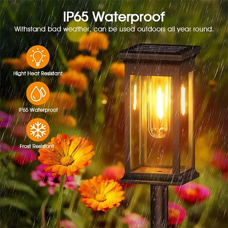 Afralia™ Solar RGB Garden Lights: Waterproof, Warm Light for Courtyard, Lawn, Backyard.