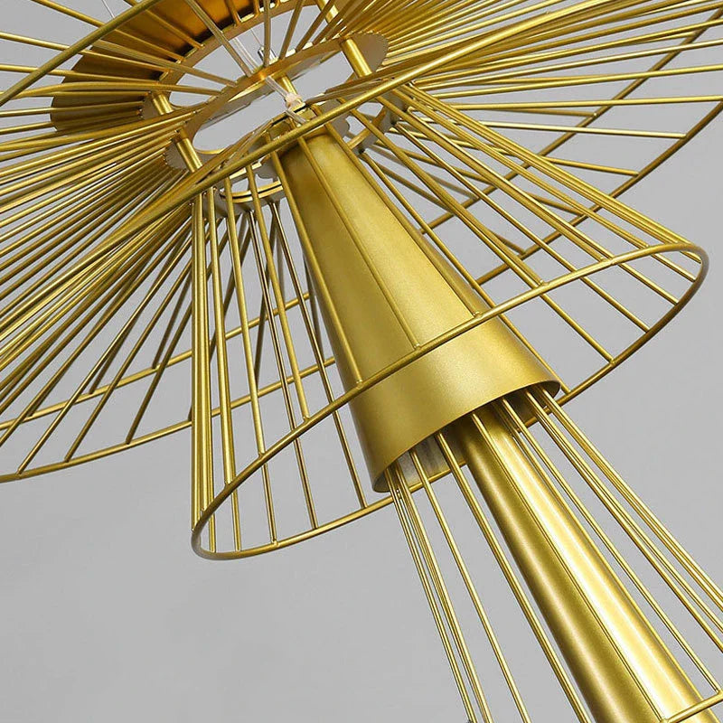 Afralia™ Iron Mesh Gravity Suspension Lamp in Black - Industrial Pendant for Home Décor