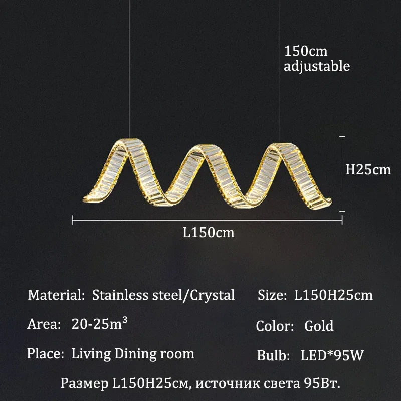 Afralia™ Crystal Chandeliers: Luxury LED Lighting for Dining Room Decor, Lustre for Home, Hotel, Bar.