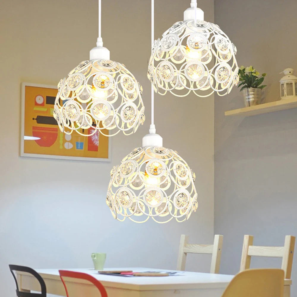 Afralia™ Crystal K9 Pendant Lamp: Modern Industrial Lighting for Bedroom and Kitchen