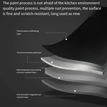 Afralia™ Kitchen Cupboard Storage Rack with Dustproof Cover Organizing Dish Box