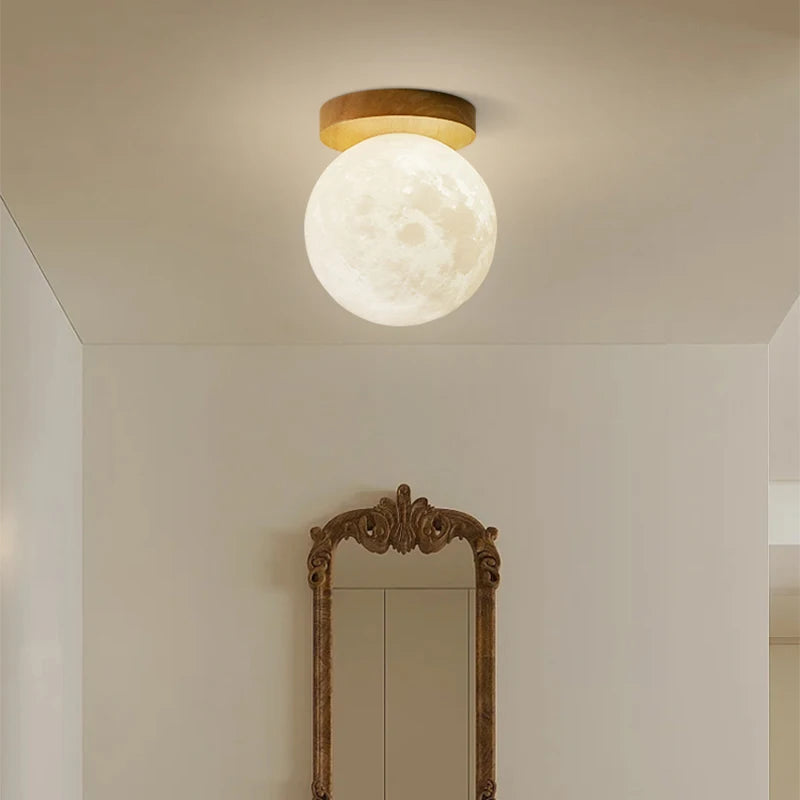 Afralia™ Nordic Resin Ceiling Lamp - 3D Printed Milk White Ball Chandelier