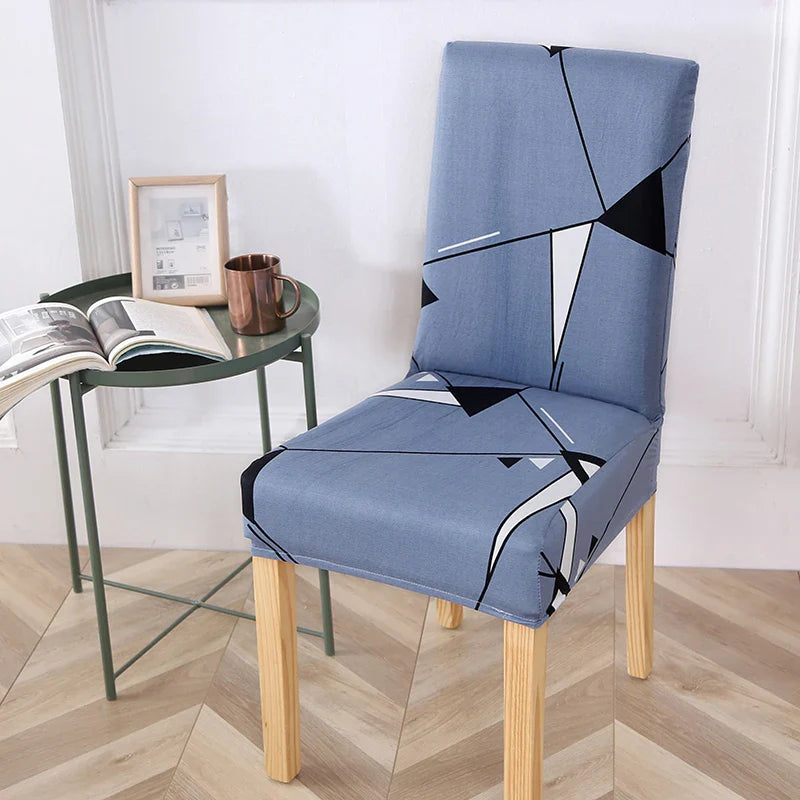 Afralia™ Stretch Print Chair Cover Slipcovers - Elastic Seat Case
