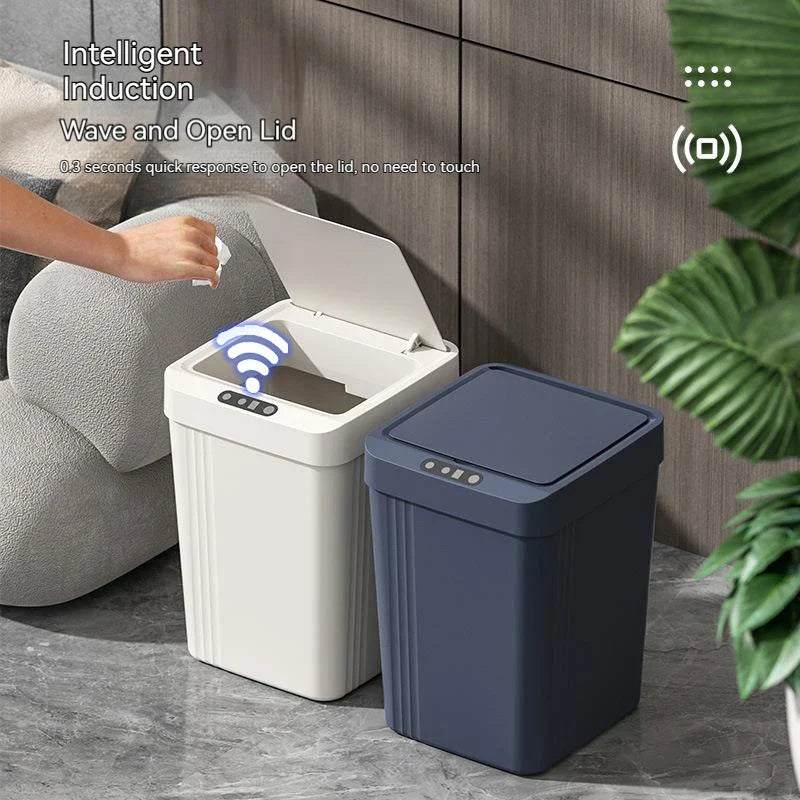 Afralia™ Smart Sensor Trash Can for Home - Automatic & Waterproof Waste Bin