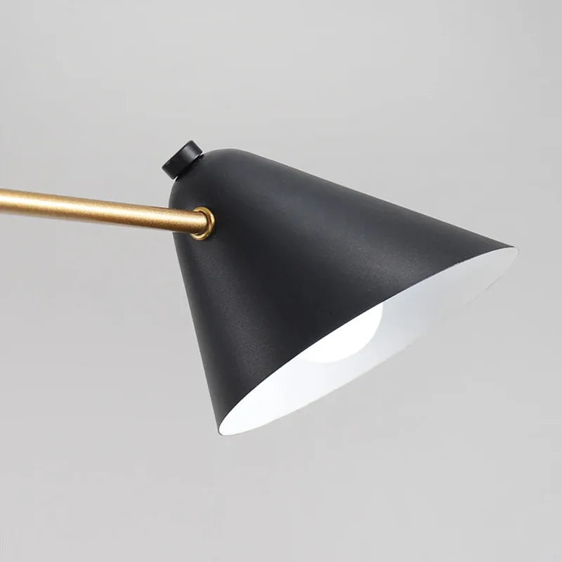 Afralia™ Cone Shade Chandelier: Minimalist Nordic Design for Living and Dining Rooms